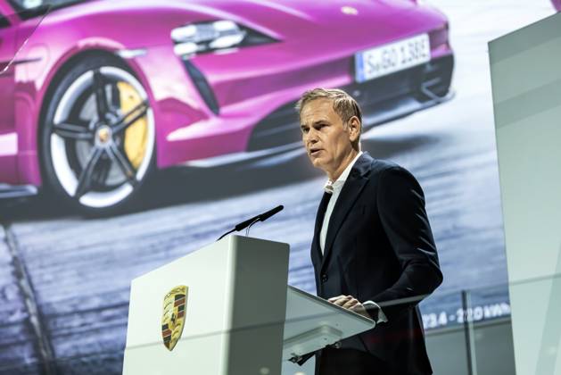 Oliver Blume, Vorstandsvorsitzender. Ordentliche Hauptversammlung 2023 der Porsche AG in der Porsche Arena Stuttgart. Erste Hauptversammlung nach dem Börsengang der Dr. Ing. h.c. F. Porsche AG im vergangenen September. 28.06.2023: Stuttgart, Baden-Württemberg, Deutschland, Europa