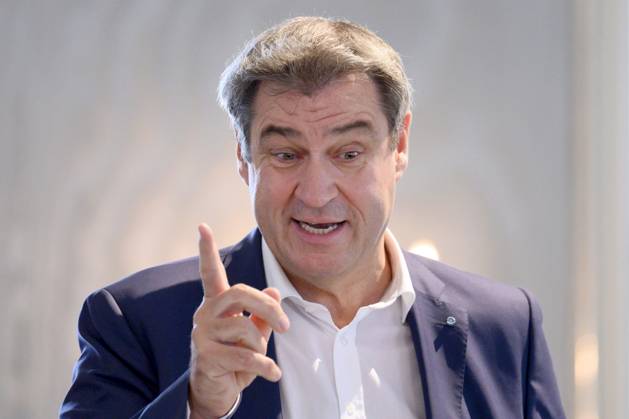 Bayerns Ministerpräsident Markus Söder (CSU) beim Staatsehrenpreis für das bayerische Metzgerhandwerk 2023 im Hubertussaal auf Schloss Nymphenburg. München, 28.06.2023 Bayern Deutschland Copyright: xDwixAnoraganingrumx