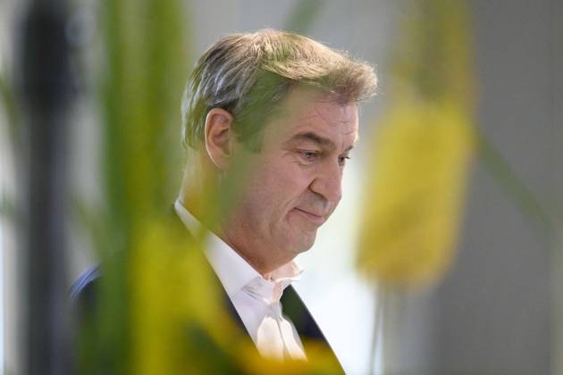 Bayerns Ministerpräsident Markus Söder (CSU) beim Staatsehrenpreis für das bayerische Metzgerhandwerk 2023 im Hubertussaal auf Schloss Nymphenburg. München, 28.06.2023 Bayern Deutschland Copyright: xDwixAnoraganingrumx