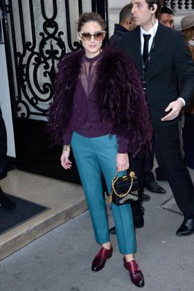 PFW Elie Saab Arrivals Olivia Palermo attending the Elie Saab show as part of Paris Haute Couture Fashion Week Spring Summer 2018-2019 on January 24, 2018 in Paris, France. Photo by Aurore Marechal ABACAPRESS.COM Paris France Copyright: xMarechalxAurore ABACAx 623040_086 MarechalxAurore ABACAx 623040_086