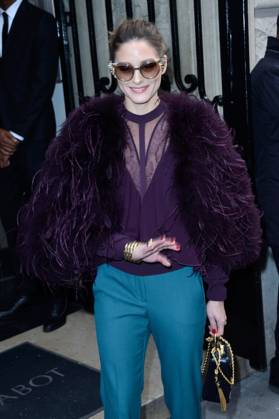PFW Elie Saab Arrivals Olivia Palermo attending the Elie Saab show as part of Paris Haute Couture Fashion Week Spring Summer 2018-2019 on January 24, 2018 in Paris, France. Photo by Aurore Marechal ABACAPRESS.COM Paris France Copyright: xMarechalxAurore ABACAx 623040_088 MarechalxAurore ABACAx 623040_088