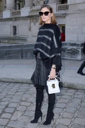 PFW Elie Saab Arrivals Olivia Palermo attending the Elie Saab show as part of the Paris Fashion Week Womenswear Fall Winter 2018 2019 in Paris, France on March 03, 2018. Photo by Aurore Marechal ABACAPRESS.COM Paris France Copyright: xMarechalxAurore ABACAx 628048_002 MarechalxAurore ABACAx 628048_002