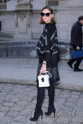PFW Elie Saab Arrivals Olivia Palermo attending the Elie Saab show as part of the Paris Fashion Week Womenswear Fall Winter 2018 2019 in Paris, France on March 03, 2018. Photo by Aurore Marechal ABACAPRESS.COM Paris France Copyright: xMarechalxAurore ABACAx 628048_003 MarechalxAurore ABACAx 628048_003
