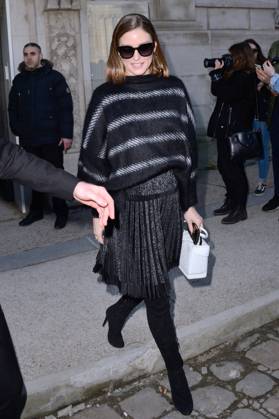 PFW Elie Saab Arrivals Olivia Palermo attending the Elie Saab show as part of the Paris Fashion Week Womenswear Fall Winter 2018 2019 in Paris, France on March 03, 2018. Photo by Aurore Marechal ABACAPRESS.COM Paris France Copyright: xMarechalxAurore ABACAx 628048_009 MarechalxAurore ABACAx 628048_009