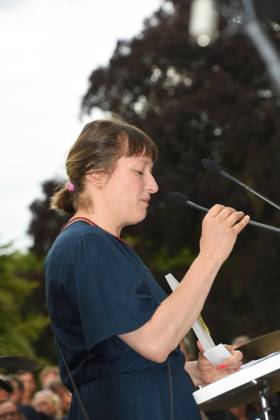 Barbara Yelin Preistraegerin Comiczeichnerin Muenchen 04.07.2023 Bayerischen Kultursommes im Haus der Kunst Preis.Verleihung Pro meritis scientiae et litterarum Muenchen