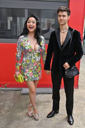 PFW Haute Couture Elie Saab Outside Arrivals JR Lana Condor at Elie Saab show during Haute Couture Fashion Week in Paris, France on July 5, 2023. Photo by Julien Reynaud APS-Medias ABACAPRESS.COM Paris France Copyright: xReynaudxJulien APS-Medias ABACAx 859674_026 ReynaudxJulien APS-Medias ABACAx 859674_026