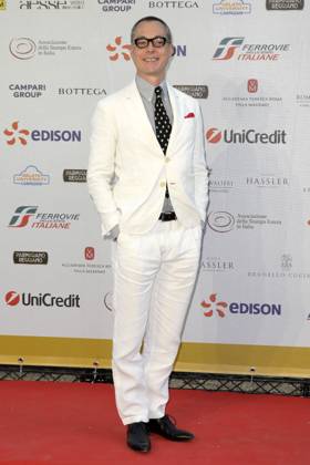 Maurizio Lombardo bei der 63. Verleihung der Globi d oro 2023 in der Villa Massimo . Rom, 05.07.2023