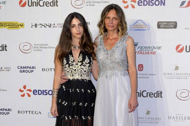 Ginevra Nuti und Annamaria Malipiero bei der 63. Verleihung der Globi d oro 2023 in der Villa Massimo . Rom, 05.07.2023