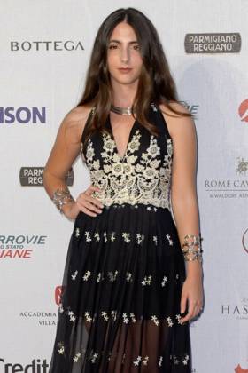 Ginevra Nuti bei der 63. Verleihung der Globi d oro 2023 in der Villa Massimo . Rom, 05.07.2023
