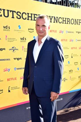 Deutschen Synchronpreis 2023 Martin Kessler, cdeutsche Stimme von Nocolas Cage, Vin Diesel Ankunft, zum 4. Deutschen Synchronpreis 2023 im TIPI in Berlin am 07.07.2023