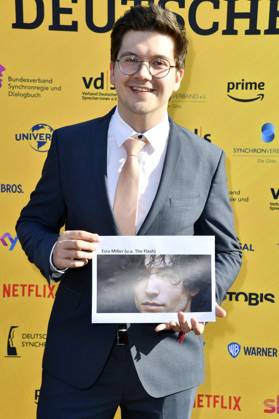 Patrick Baehr bei der Verleihung des Deutschen Synchronpreises 2023 im Tipi am Kanzleramt. Berlin, 07.07.2023