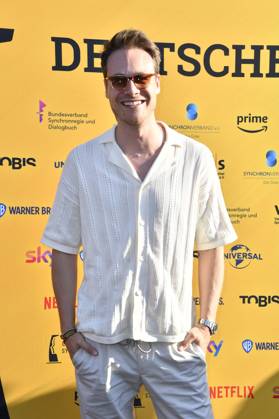 Max Felder bei der Verleihung des Deutschen Synchronpreises 2023 im Tipi am Kanzleramt. Berlin, 07.07.2023