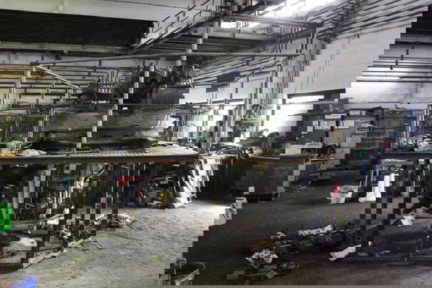 R�stungskonversion in Rockensu�ra. 14.04.2014, EU, DEU, Deutschland, Thueringen,