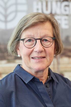 Die Welthungerhilfe stellt am 13.07.2023 in Berlin ihren Jahresbericht 2022 vor. Im Bild: Marlehn Thieme, Praesidentin Welthungerhilfe. (Siehe epd-Meldung vom 13.07.2023) EDITORIAL USE ONLY