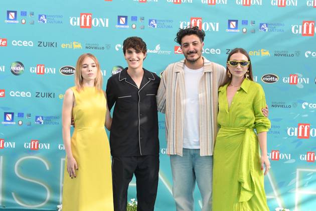 Bilder des Jahres 2023, Entertainment 07 Juli Entertainment Themen der Woche KW29 Entertainment Bilder des Tages Giffoni Vallepiana Giffoni Film Festival 2023 Noi Light Years , In the photo: Carolina Sala Rocco Fasano Tiziano Russo Layla Al Habash  Copyright: xVincenzoxLandix xipa-agency.netx xVincenzoxLandix IPA_IPA39372290