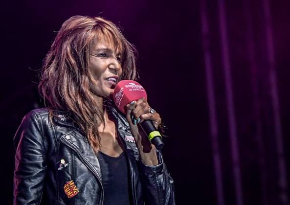 05.08.2023, xlakx, Entertainment Musik, SchlagerHammer 2023 in Oranienburg emspor, v.l.Nadja Abd el Farrag bei der grossen Schlager Radio Sommerparty im Schlosspark Oranienburg. Oranienburg