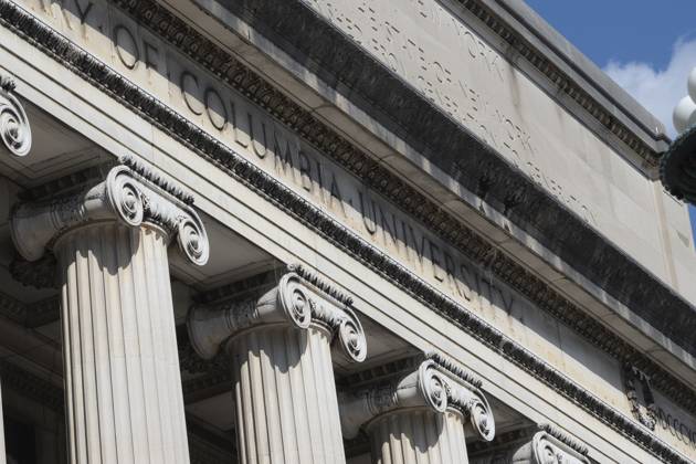 August 9, 2023, New York, New York, United States: The college campus for Columbia University...Columbia University in the City of New York is an elite private higher education institution. Long considered 1 on the US News and World Report ranking for universities, the Ivy League school is a top destination for international students and global elite. Columbia has one of the lowest college admissions rates in the US. New York United States - ZUMAb177 20230809_aap_b177_063 Copyright: xTaidghxBarronx