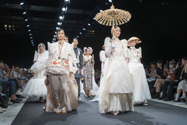 Bilder des Jahres 2023, Entertainment 08 August Entertainment Themen der Woche KW35 Entertainment Bilder des Tages Runway models, August 30, 2023 - Rakuten Fashion Week TOKYO 2024 S S : BENCH PRESENTS TERNOCON held in Tokyo, Japan.  , aflo_227665471.JPG,