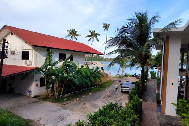 Thailand. Phuket. Thailand. Phuket. Cape Panwa, Ao Yong Long beach area. The situation in Thailand. Residential building, hotel on the seashore. MaksimxKonstantinov
