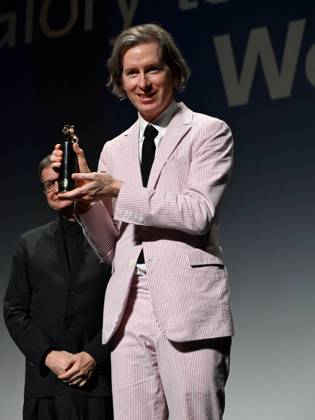 Venice, 80th Venice Film Festival 2023. Day 3 - Cartier Glory to the Filmmaker 2023 Award Venice, 80th Venice Film Festival 2023. Day 3 - Cartier Glory to the Filmmaker Award 2023. In the photo Wes Anderson Venice -  Copyright: xIPA ABACAx BRIPA20230901_653 IPA ABACAx BRIPA20230901_653