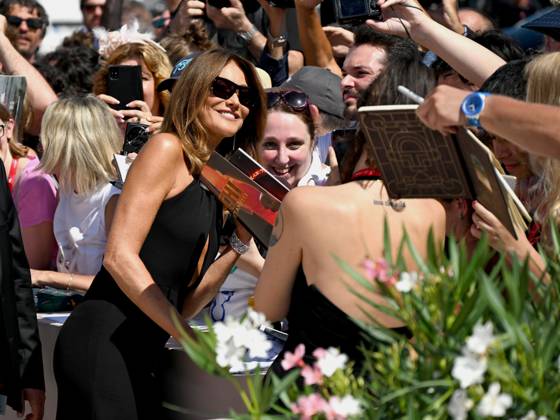 Venice, 80th Venice Film Festival 2023. Day 4 - Red Carpet Golden Lion for Lifetime Achievement to Tony Leung Chiu-Wai. In the photo Carla Bruni  Copyright: xSimonexComix xipa-agency.netx xPoolxPhotoxEventsx02x IPA_IPA40011321