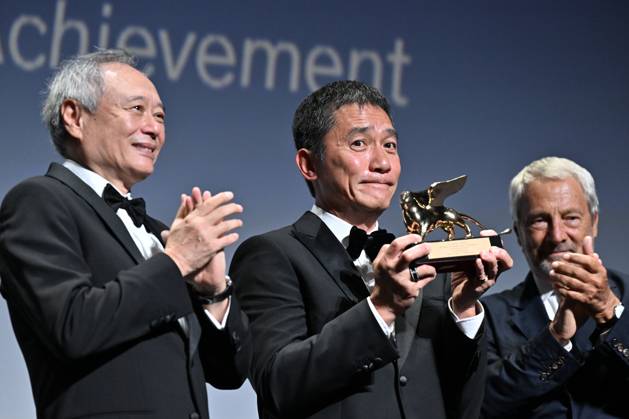 Venice Film Festival, award ceremony of the Golden Lion for Lifetime, Italy - 02 Sep 2023 Tony Leung Chiu-Wai receives his Golden Lion Lifetime Achievement Award. 80th Venice International Film Festival on September 2, 2023 in Venice, Italy, Credit:Maria Laura Antonelli Avalon Italy, Venice  Copyright: xMariaxLauraxAntonellix xAvalonx 0802405955