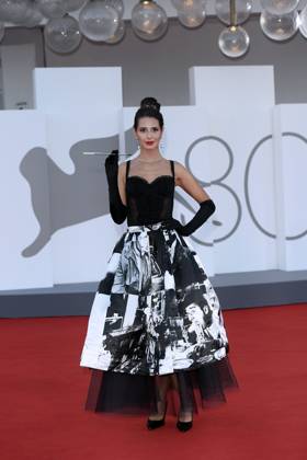 80th Venice Film Festival 2023, Red carpet Kineo Award . Pictured: Kristy Sparow  Copyright: xAlbertoxTerenghix xipa-agency.nex xPoolxPhotoxEventsx02x IPA_IPA40021043