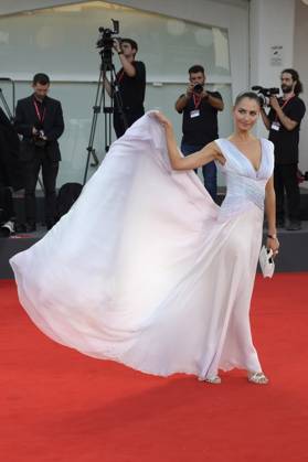 Anna Safroncik bei der Verleihung des Kineo Award 2023 auf der Biennale di Venezia 2023 80. Internationale Filmfestspiele von Venedig im Palazzo del Cinema. Venedig, 02.09.2023