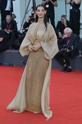 September 2, 2023, Venice Lido, Italy: Francesca Chillemi attends the red carpet of Premio Kineo at 80 Venice Film Festival at Palazzo del Cinema. Venice Lido Italy - ZUMAs197 20230902_aaa_s197_269 Copyright: xMarioxCartellix