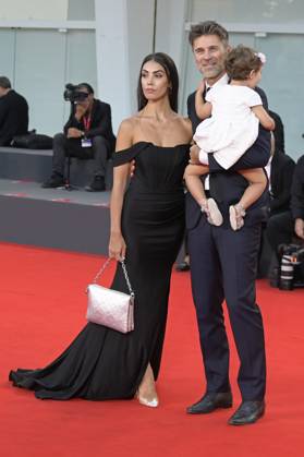 September 2, 2023, Venice Lido, Italy: Veronica Papa (l), Agnese Fulco (c) and Fabio Fulco (r) attend the red carpet of Premio Kineo at 80 Venice Film Festival at Palazzo del Cinema. Venice Lido Italy - ZUMAs197 20230902_aaa_s197_270 Copyright: xMarioxCartellix