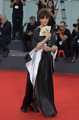 September 2, 2023, Venice Lido, Italy: Laura Morante attends the red carpet of Premio Kineo at 80 Venice Film Festival at Palazzo del Cinema. Venice Lido Italy - ZUMAs197 20230902_aaa_s197_288 Copyright: xMarioxCartellix