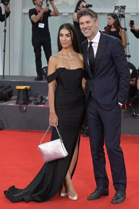 September 2, 2023, Venice Lido, Italy: Veronica Papa (l) and Fabio Fulco (r) attend the red carpet of Premio Kineo at 80 Venice Film Festival at Palazzo del Cinema. Venice Lido Italy - ZUMAs197 20230902_aaa_s197_293 Copyright: xMarioxCartellix