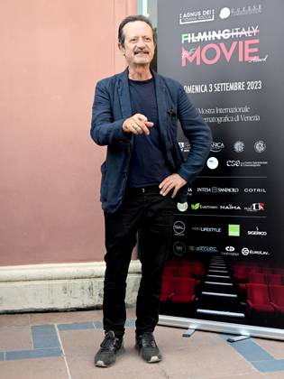 Venice, 80th Venice Film Festival 2023. Day 5 - Photocall Filming Italy Movie. In the photo Rocco Papaleo  Copyright: xManuelexMangiarottix xipa-agencyx xPoolxPhotoxEventsx02x IPA_IPA40035845