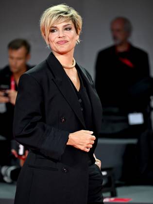 Venice, 80th Venice Film Festival 2023 - Evening 5 - red carpet Filming Italy. In the photo Micaela Ramazzotti  Copyright: xManuelexMangiarottix xipa-agencyx xPoolxPhotoxEventsx02x IPA_IPA40044875