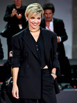 Venice, 80th Venice Film Festival 2023 - Evening 5 - red carpet Filming Italy. In the photo Micaela Ramazzotti  Copyright: xManuelexMangiarottix xipa-agencyx xPoolxPhotoxEventsx02x IPA_IPA40044901