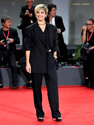 Venice, 80th Venice Film Festival 2023 - Evening 5 - red carpet Filming Italy. In the photo Micaela Ramazzotti  Copyright: xManuelexMangiarottix xipa-agencyx xPoolxPhotoxEventsx02x IPA_IPA40044908