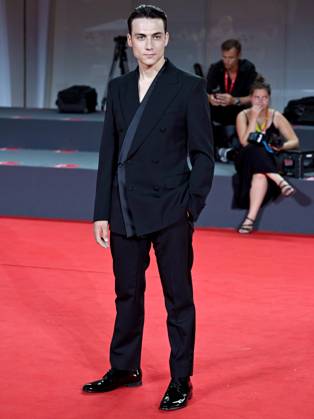 Venice, 80th Venice Film Festival 2023 - Evening 5 - red carpet Filming Italy. In the photo Matteo Paolillo  Copyright: xManuelexMangiarottix xipa-agencyx xPoolxPhotoxEventsx02x IPA_IPA40044941