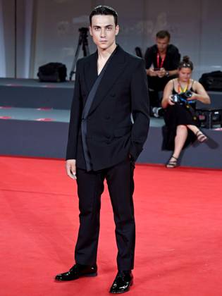 Venice, 80th Venice Film Festival 2023 - Evening 5 - red carpet Filming Italy. In the photo Matteo Paolillo  Copyright: xManuelexMangiarottix xipa-agencyx xPoolxPhotoxEventsx02x IPA_IPA40044944