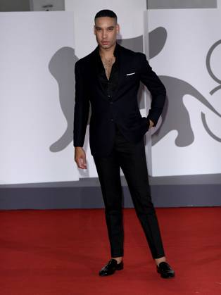 Venice, 80th Venice Film Festival 2023 - Evening 5 - red carpet Filming Italy. In the photo Royce Pierreson  Copyright: xManuelexMangiarottix xipa-agencyx xPoolxPhotoxEventsx02x IPA_IPA40047442