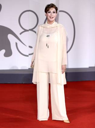 Venice, 80th Venice Film Festival 2023 - Evening 5 - red carpet Filming Italy. In the photo Edwige Fenech  Copyright: xManuelexMangiarottix xipa-agencyx xPoolxPhotoxEventsx02x IPA_IPA40047514
