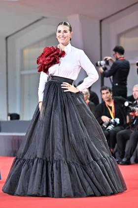 Venice Film Festival, Filming Italy Best Movie Award. Italy 03 Sep 2023 Diana Del Bufalo , during red carpet of the Filming Italy Best Movie Award. 80th Venice Film Festival, Italy on September 03, 2023., Credit:Maria Laura Antonelli Avalon Italy, Venice  Copyright: xMariaxLauraxAntonellix xAvalonx 0802830032