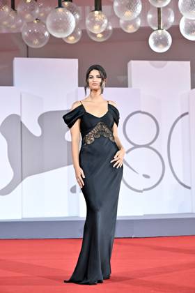 Venice Film Festival, Filming Italy Best Movie Award. Italy 03 Sep 2023 Krizia Moretti , during red carpet of the Filming Italy Best Movie Award. 80th Venice Film Festival, Italy on September 03, 2023., Credit:Maria Laura Antonelli Avalon Italy, Venice  Copyright: xMariaxLauraxAntonellix xAvalonx 0802830389