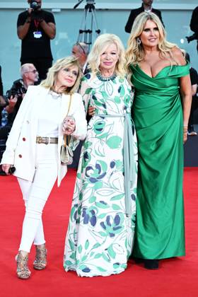 Venice, 80th Venice Film Festival 2023, Evening 6. Red Carpet Diva and Woman. In the photo Rita Pavone, Sandra Milo, Tiziana Rocca  Copyright: xManuelexMangiarottix xipa-agencyx xPoolxPhotoxEventsx02x IPA_IPA40064746