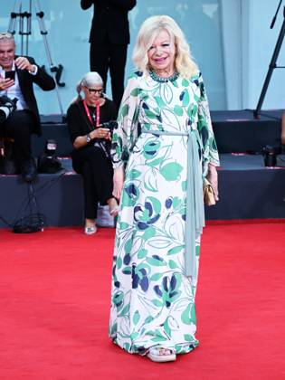 Venice, 80th Venice Film Festival 2023, Evening 6. Red Carpet Diva and Woman. In the photo Sandra Milo  Copyright: xManuelexMangiarottix xipa-agencyx xPoolxPhotoxEventsx02x IPA_IPA40064781