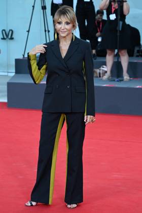 Venice, 80th Venice Film Festival 2023, Evening 6. Red Carpet Diva and Woman. Venice, 80th Venice Film Festival 2023, Evening 6. Red Carpet Diva and Woman. In the photo Paola Minaccioni Venice -  Copyright: xIPA ABACAx BRIPA20230904_1362 IPA ABACAx BRIPA20230904_1362