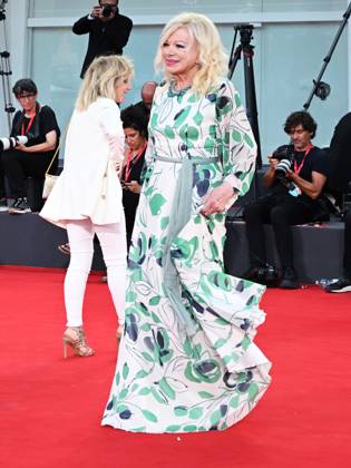Venice, 80th Venice Film Festival 2023 - evening 6 - red carpet DIVA AND WOMAN - In the photo: Sandra Milo  Copyright: xSimonexComix xipa-agency.netx xPoolxPhotoxEventsx02x IPA_IPA40066921