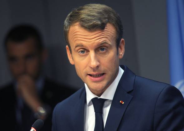 French President Emmanuel Macron speaking at the United Nations in New York French President Emmanuel Macron speaking at the United Nations in New York, Credit:Dennis Van Tine Avalon Copyright: xDennisxVanxTinex xAvalonx 0509335959
