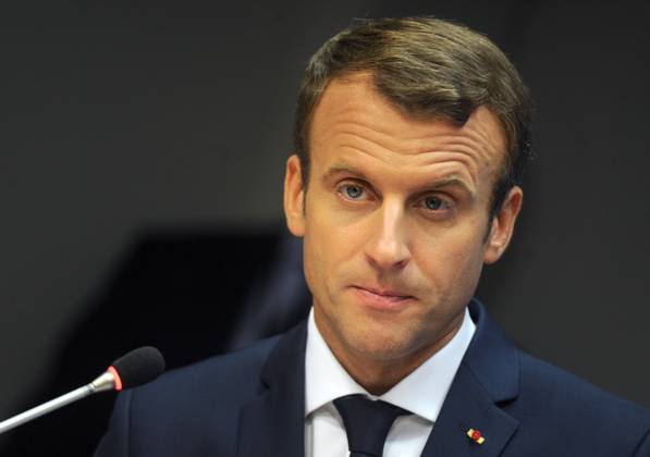 French President Emmanuel Macron speaking at the United Nations in New York French President Emmanuel Macron speaking at the United Nations in New York, Credit:Dennis Van Tine Avalon Copyright: xDennisxVanxTinex xAvalonx 0509335969