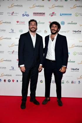 Milan, Gentleman Award 2023 - in the photo Edoardo and Riccardo Vialli  Copyright: xSimonexComix xipa-agency.netx xComi Terenghix IPA_IPA40279533