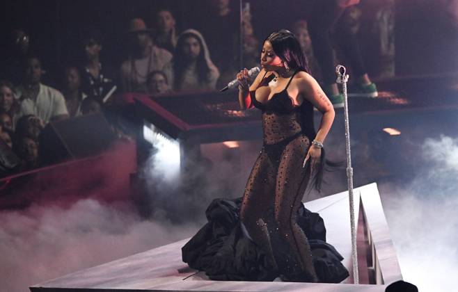 Nicki Minaj performs onstage during the 2023 MTV Video Music Awards at Prudential Center on September 12, 2023 in Newark, New Jersey. Photo: Jeremy Smith imageSPACE MediaPunch Copyright: ximageSPACEx